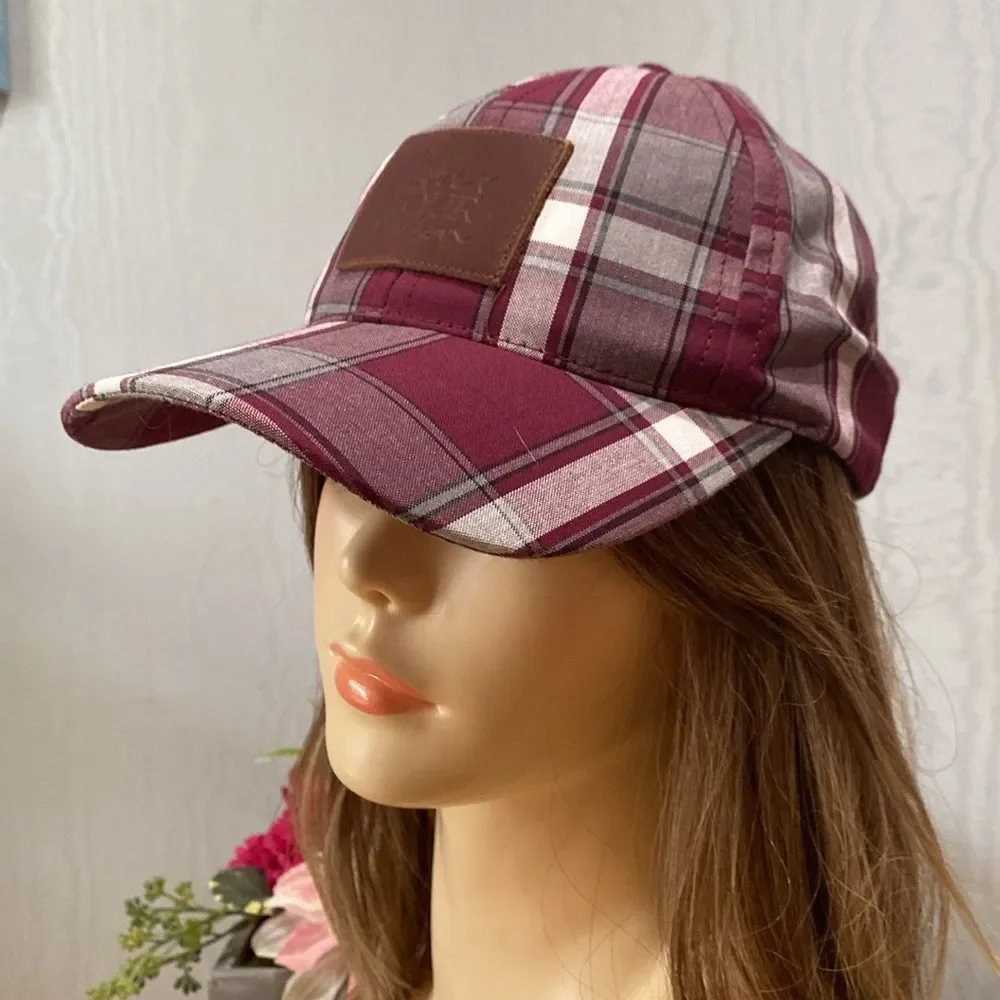 Love Your Melon Plaid Preppy Adjustable Strap Back Cap